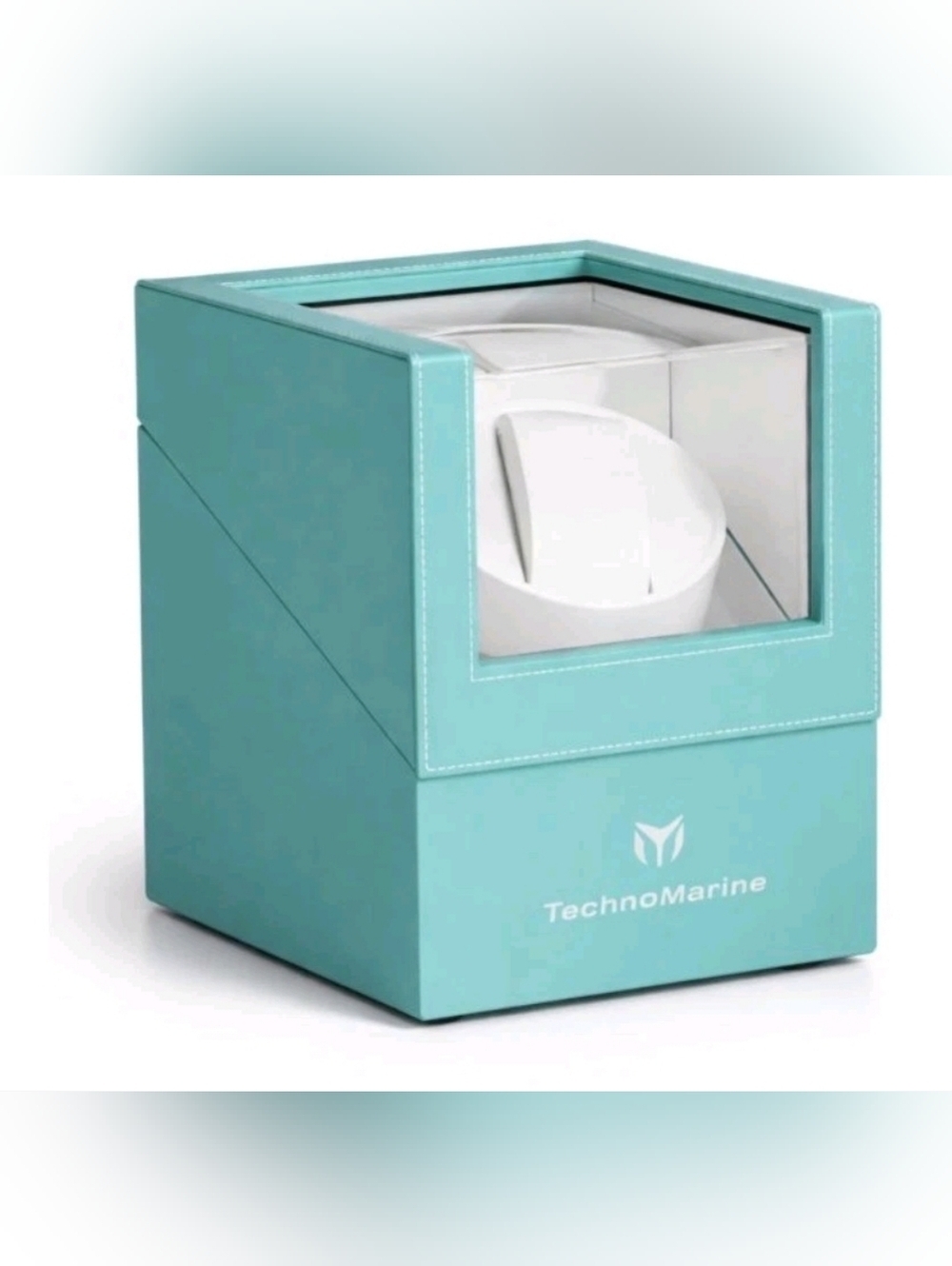 NEW TechnoMarine 1-Slot Automatic Watch Winder, Tiffany Blue TM-PM-023 Men Women